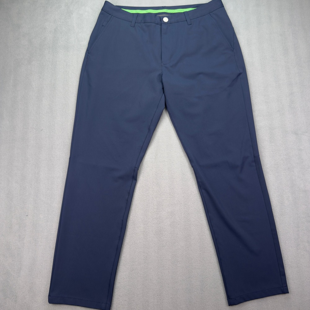 Bonobos Golf M-Flex Athletic Fit Pants 34/30 Blue Mens Performance Trousers